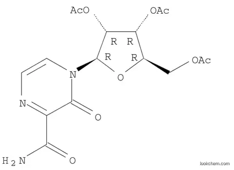 Pyrazinecarboxamide, 3,4-dihydro-3-oxo-4-(2,3,5-tri-O-acetyl-β-D-ribofuranosyl)- (9CI)